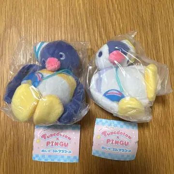 핑구 턱시도샘 봉제 인형 마스코트 2종