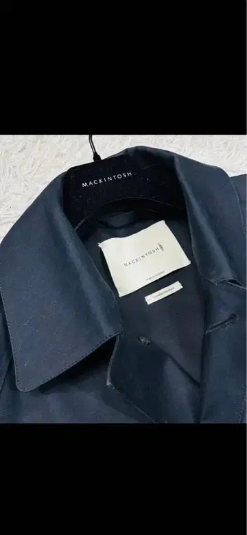 MACKINTOSH 네이비 스텐카라 코트