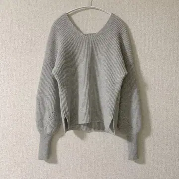 새상품급 The Virgnia 울 캐시미어 니트 상의