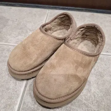 EMU 베이지 스웨이드 어그 부츠