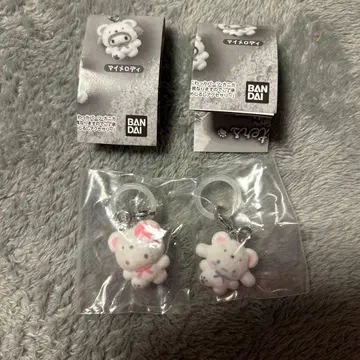 산리오 메지루시 액세서리 포근포근 스노우 키티 시나몬 2세트