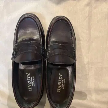 HARUTA 다크 브라운 로퍼