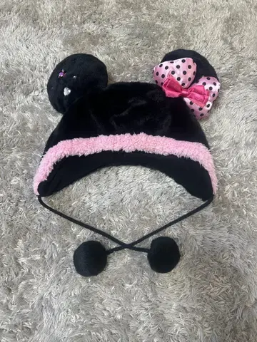 [ 새상품급 ] 디즈니 팬캡 미니 블랙