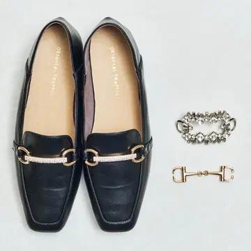 오리엔탈 트래픽 3way 모티브 바부쉬 로퍼 블랙 23cm