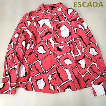 새상품급 고급 ESCADA 실크 셔츠