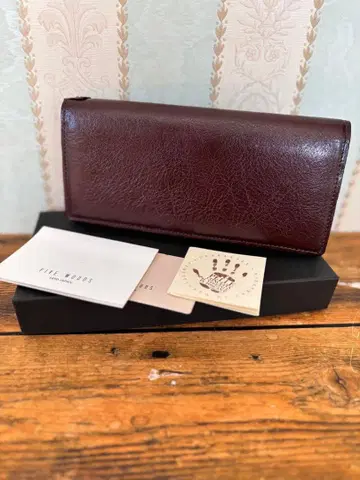 새상품 FIVE WOODS 파이브우즈 지갑 장지갑 소가죽 이탈리아 가죽