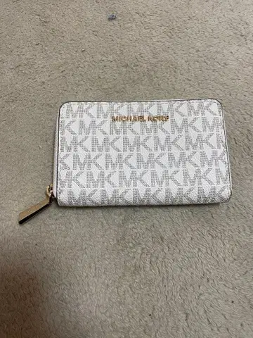 MICHAEL KORS 카드 홀더 화이트/베이지