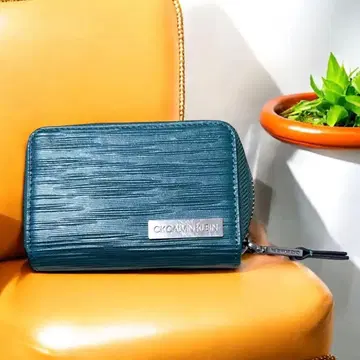 한정 컬러 CALVIN KLEIN 스마트 키 대응 키케이스 그린 소가죽