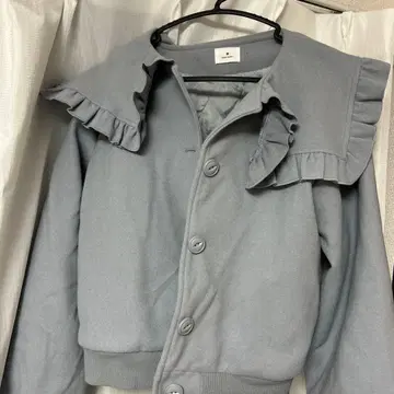 merry jenny 프릴 가디건 그레이