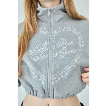 에피 epine Heart logo zip 그레이 후드티만