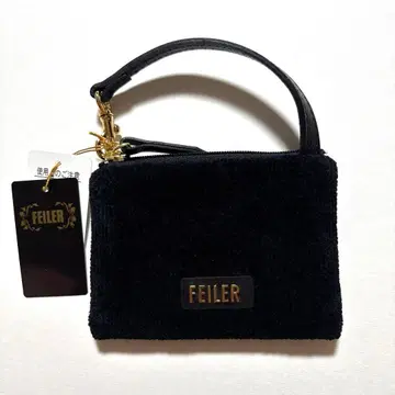 페이러 FEILER 유니컬러 사이드 파우치 블랙