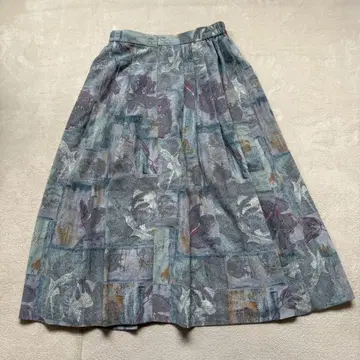 JANE MORE 플레어 스커트 꽃무늬 M 사이즈