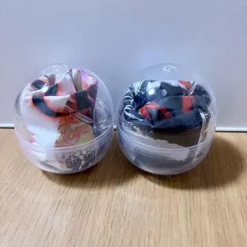 B'z FYOP 가챠가챠 파이버 타월 블랙 화이트 세트