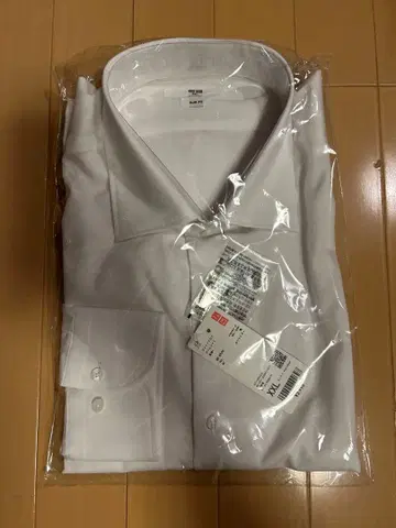 유니클로 화이트 긴팔 셔츠 3장 세트 XXL 미개봉 새상품