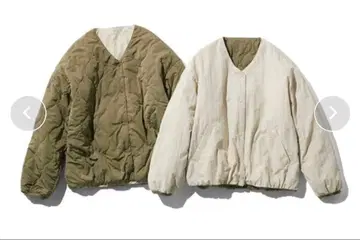 THREE FIFTY STANDARD 리버서블 솜 퀼트 자켓