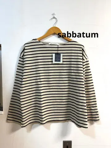 sabbatum 사바탐 새상품 보더 티셔츠
