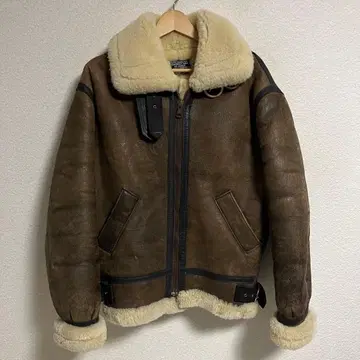 90s USA US SHEEPSKIN B-3 플라이트 자켓 M