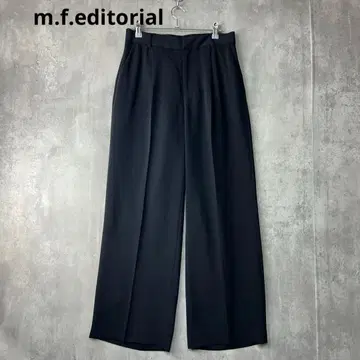 새상품급 m.f.editorial 슬랙스 팬츠 센터 프레스 블랙