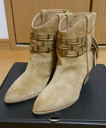 FRYE 리드 쇼다운 스터드 스웨이드 가죽 앵클 부티