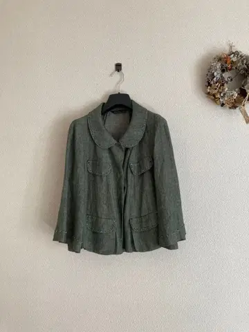 미야코 레이스 MIYACO 린넨 자켓