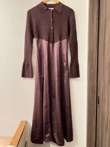 새상품급! FRAY I.D 니트 롱 원피스