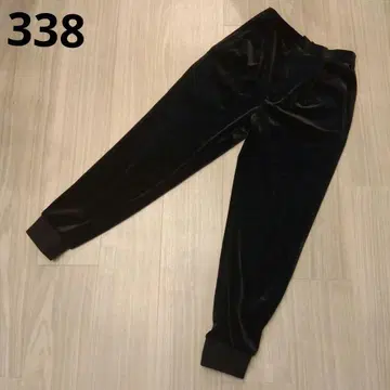 338 sheller 벨로아 팬츠 블랙 S