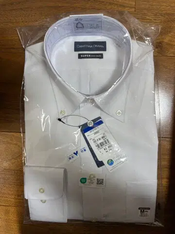 CHRISTIAN ORANI 수퍼이지 다리미 셔츠 M 사이즈