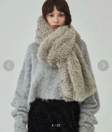 [ yae/야에 ] 슈퍼 롱 플러피 머플러