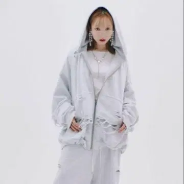 [ Neith. ] Layered Crush Hoodie