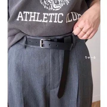 새상품급 MAISON BOINET 메종 부아네 벨트 가죽 25m/75