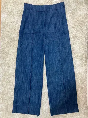 아크리스 AKRIS 청바지 36 와이드렉 데님 팬츠