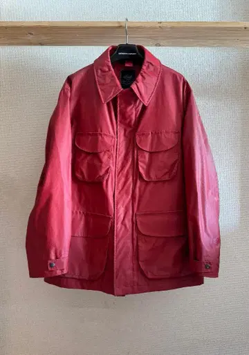 SEVENTY 하프 코트 레드