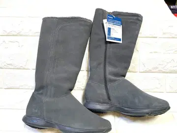 [ 미사용 새상품 ] 리복 그레이 스웨이드 롱 부츠 24cm