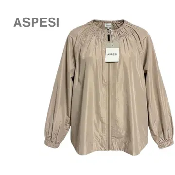 택 포함 ASPESI 아스펜지 나일론 타프타 개더 블루종