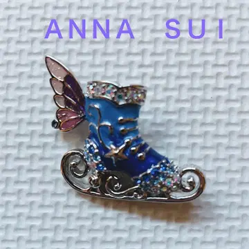 [거의 미사용] 안나수이 브로치 액세서리 여성용 스케이트 신발