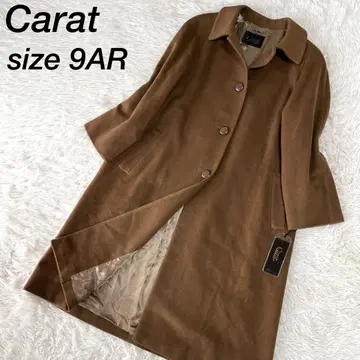 [ 미사용 새상품 ] 캐릭터 캐시미어 100% 롱 스텐카라 코트