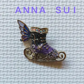 [거의 미사용] 안나수이 브로치 액세서리 여성용 스케이트 신발