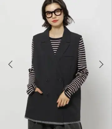 [니코앤드] 테일러드 더블 자켓 베스트