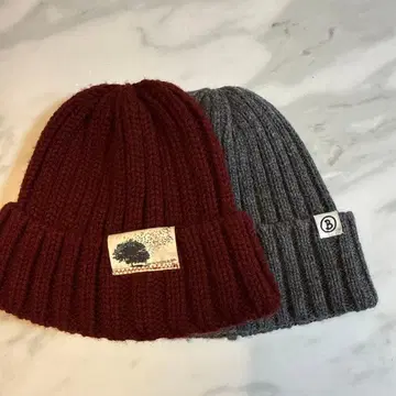 니트 모자 2개 세트 남녀 공용