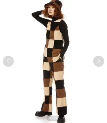 SLY 체크 코듀로이 셋업