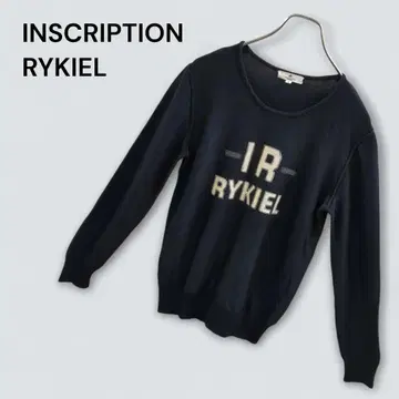 인스크립션 리키엘 크루넥 니트 옷깃 롤 헴 여성용