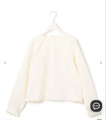 ICB 퍼피 자카드 블라우스 아이보리