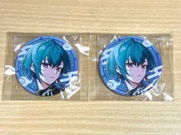 니지산지 류센사이 캔뱃지 녹색 일색