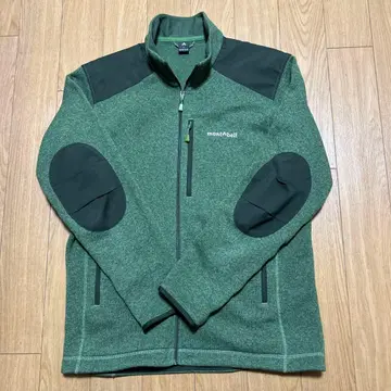 montbell 풀 지퍼 자켓 L 그린