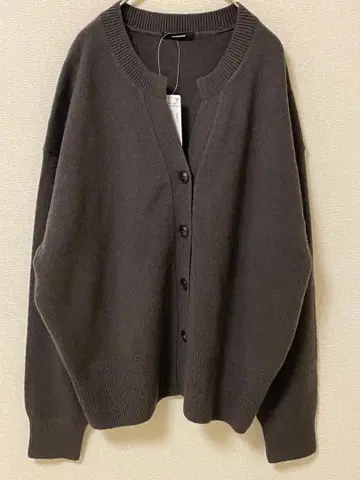 새상품 MUSIC 가디건 저널 스탠다드 브라운