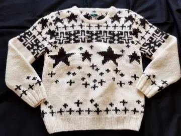 폴스미스 Paul Smith 스타 별 패턴 로우 게이지 스웨터 M