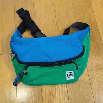 CHUMS 숄더백 파랑/그린