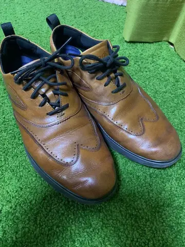 브라운 윙팁 드레스 슈즈 콜한 제로 그랜드 26.5