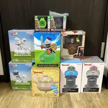 남아용 드래곤 퀘스트/마인크래프트 등 피규어 잡화 9종 세트