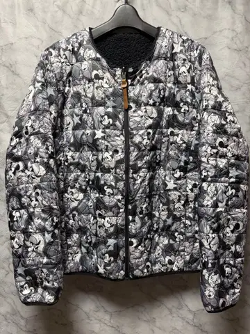 리버서블 미키마우스 프린트 점퍼